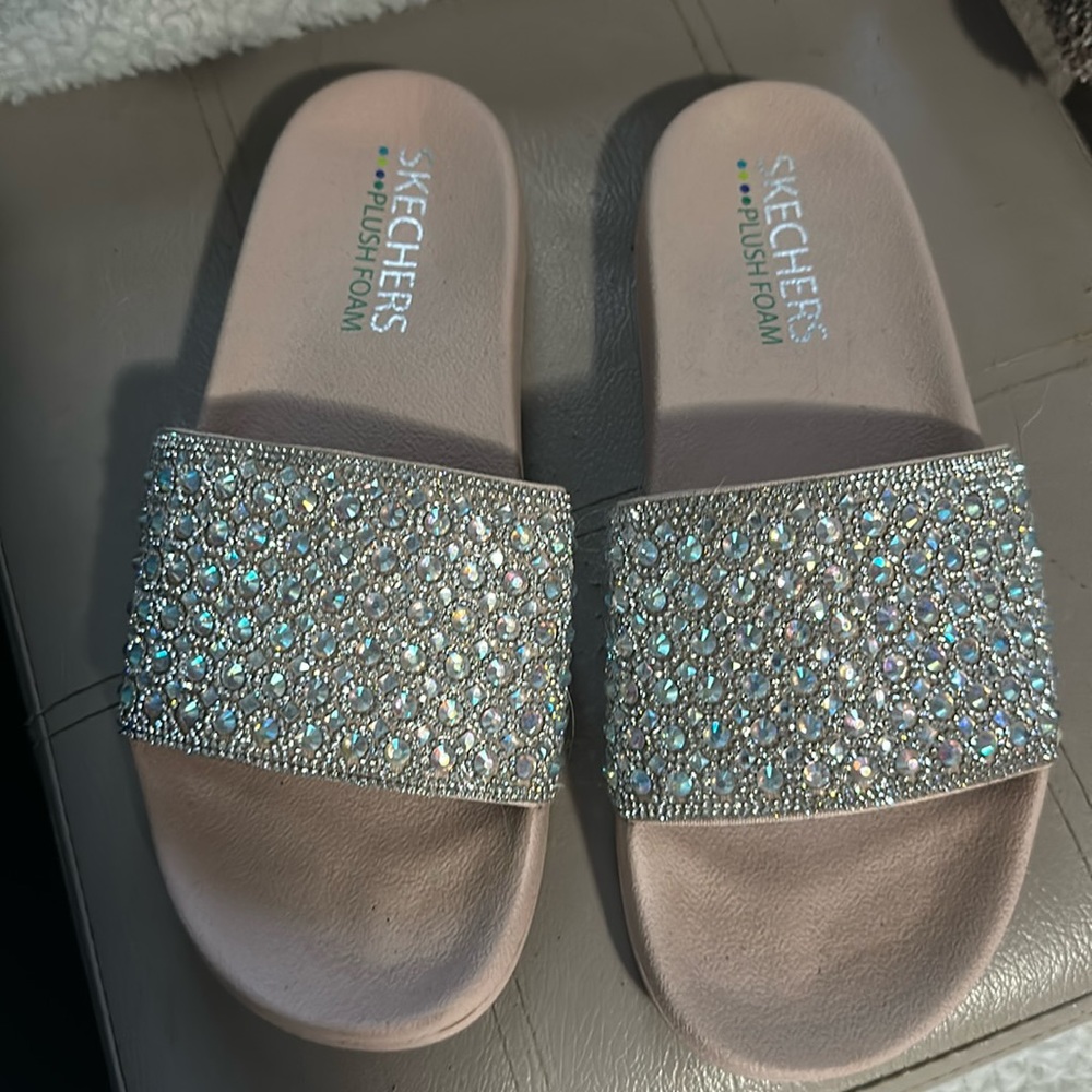 Skechers, rhinestone sandals